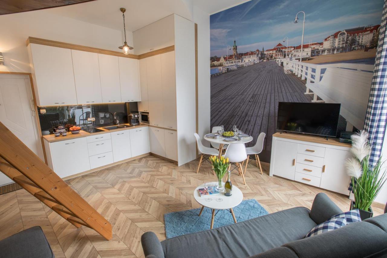 Apartament Chopina 5 M5 - Centrum Sopotu 3 Min Do Monciaka Exteriér fotografie